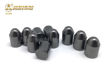 Çimentolu Karbür düğme uçları Madencilik için MK6 / 8/10/15 yuvarlak şekil aşınma direnci