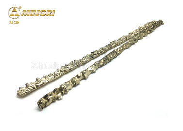 Sert Kaplama Sondajı İçin Kaynak Tungsten Karbür Çubuk Çubuğu Altın Bakır çubuk kullanın