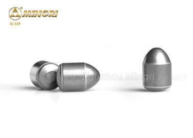 Düz Üst Yüzeyli% 100 Ham Kumlanmış Tungsten Karbür Düğmeler