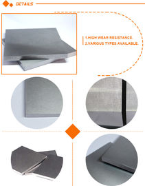 YG11 Tungsten Karbür Plaka / yüksek aşınma direncine sahip taşlanmış semente karbür levhalar