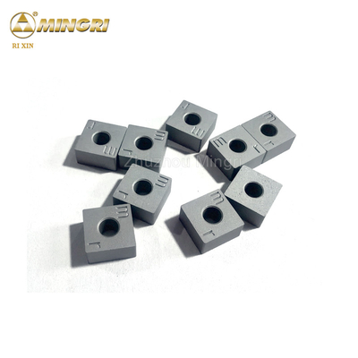 12.7x12.7x6.5 Tungsten Karbür Eklemeleri HRA 85-90.5 Taş Kesme Makineleri için Zincir Testere Üzerinde Yürütülmüş