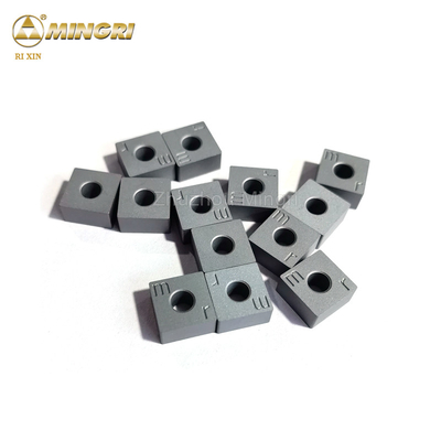 12.7x12.7x6.5 Kare Genişlik İpuçları Tungsten Karbid Zincirli Çakma Parçaları Taş Kesme İçeriği