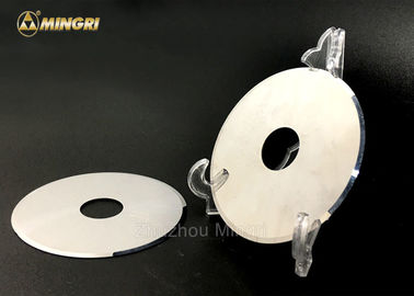 Tütün Kesme Tungsten Çimentolu Karbür Disk Kesici Bıçak / Knief Yuvarlak Şekil
