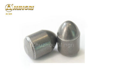Düz Üst Yüzeyli% 100 Ham Kumlanmış Tungsten Karbür Düğmeler