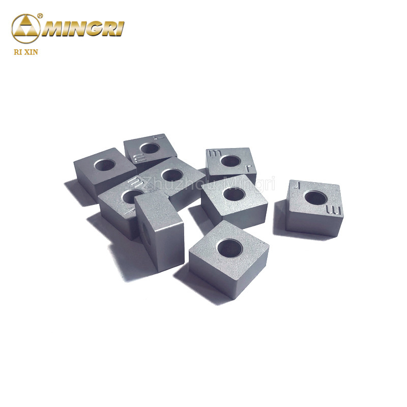 12.7x12.7x6.5 Kare Genişlik İpuçları Tungsten Karbid Zincirli Çakma Parçaları Taş Kesme İçeriği