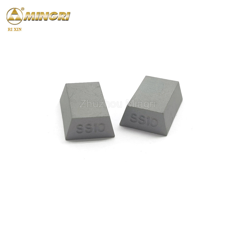 YG10C Sınıf SS10 Mısır ve Libya Piyasasında Yüksek Sertlik için Tungsten Karbid Taş Kesme İpuçları HRA 87-90.5
