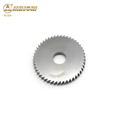 Metal V Şekli Dişleri Kesmek İçin Cilalı Tungsten Karbür Bıçak Yuvarlak Bıçaklar