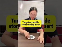 Taş Kesme Makinesi için 12.7 * 12.7 * 6.5mm Tungsten Karbür Kare Testere Uçları